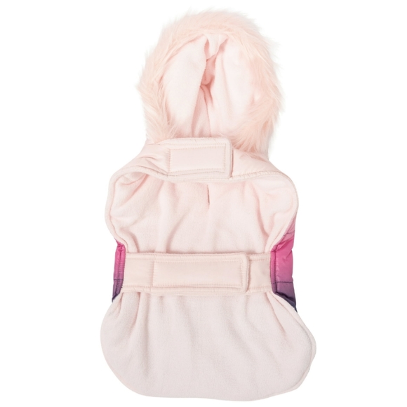 NWT Justice Dog Reversible Puffer Jacket - Picture 3 of 3